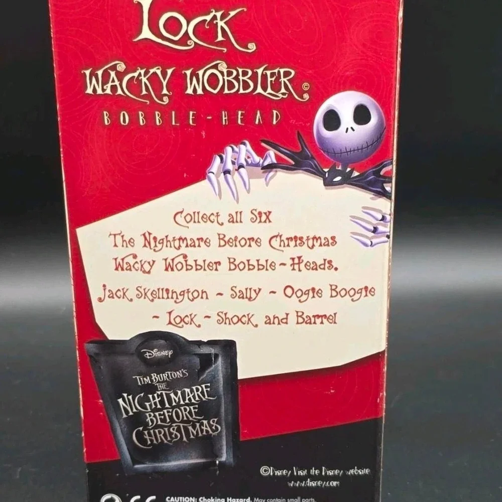 Funko LOCK The Nightmare Before Christmas Wacky Wobbler Bobblehead NEW SEE Rare